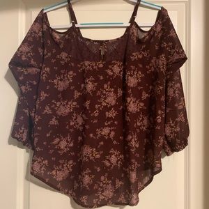 Off the shoulder long sleeve too